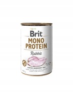 BRIT MONO PROTEIN RABBIT PUSZKA DLA PSA Z KRÓLIKIEM 400G