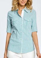 Klasyczna elegancka koszula taliowana PREZENT