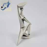 New Look Rzeźba kobieta z misą Zsolnay Török János lata60te taniej