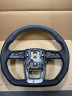 KIEROWNICA ŚCIĘTA MULTIFUNKCYJNA ŁOPATKI AUDI Q7 SQ7 Q8 SQ8 4M S-LINE SKÓRA