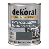 Dekoral Antypoślizgowa Farba do betonu grafitowo-szary 0,75l