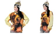 BLUZA 3D PRINT NADRUK ROZM. M