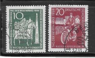 Znaczki Pocztowe Niemcy DDR Kasowane 735-36.. 1959 r