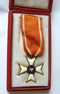 Order Polonia Restituta krzyż kawalerski 1944 PRL stara cienka wersja; OOP
