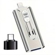 Pendrive Dataflex 128 GB srebrny USB 3.0/Micro-USB/Lightning