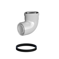 Kolano koncentryczne kominowe Ricom PP60/100B90V