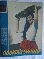 MAGAZYN DOOKOŁA ŚWIATA TYGODNIK ROK 1958 KOMIKS ROBIN HOOD