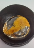 Kolekconerski naturalny kwarc fantomowy żółty #35 16x16mm