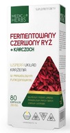 Medica Herbs FERMENTOWANY CZERWONY RYŻ + KARCZOCH krążenie 80 kapsułek