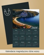 Kalendarz 2026 magnetyczny na lodówkę A5 | Różne wzory