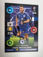 Karta panini autograf Bośnia i Hercegowina Medunjanin Road to Euro 2016