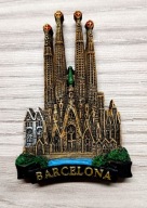 Magnes na lodówkę ceramiczny BARCELONA HISZPANIA Sagrada Familia C252