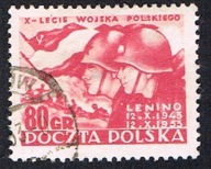 1953 Polska fi 681 - 10-lecie Ludowego Wojska Polskiego