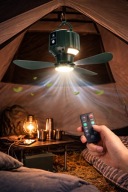 Wentylator kempingowy sufitowy USB LED pilot powerbank 2w1