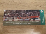 Zagłębie Sosnowiec - Legia Warszawa , 2002 rok , mecz towarzyski