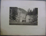 DOLINA OJCOWSKA -BRAMA KRAKOWSKA -heliograwiura -TOWARZYSTWO TATRZAŃSKIE