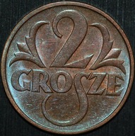 2 grosze 1937 - menniczy egzemplarz