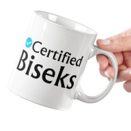 KUBEK CERTIFIED BISEKS PRZEZENT DLA KOLEGI Z PRACY