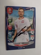 Karta panini autograf Polska Tomasz Kędziora PZPN