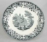 KOLEKCJONERSKI TALERZ CZARNY TRANSWER SERIA INDIE