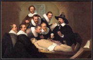 `REMBRANDT - LEKCJA ANATOMII DOKTORA TULPA 1910