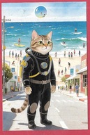 Kot kotek koty rasa harce kot w życiu człowieka pocztówka