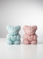 Świeca Sojowa Duży Miś Prezent