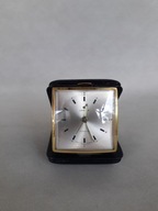 NIEMIECKI ZEGAREK TURYSTYCZNY NAKRĘCANY BUDZIK FIRMY JUNGHANS