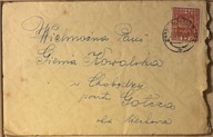 Koperta stempel Krynica-Tarnów do Gołcza