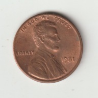 USA 1 cent 1981
