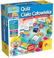 QUIZ edukacyjne GRY PLANSZOWE dla DZIECI CIAŁO CZŁOWIEKA nauka ZABAWA