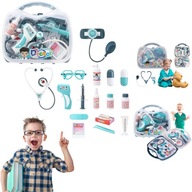 ZESTAW LEKARZA LEKARSKI DLA DZIECI MALY DOKTOR LEKARZ WALIZKA PRZYBORY XXL
