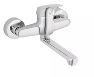 Bateria umywalkowa ścienna FERRO ONE srebrny