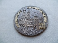 MEDAL KRAKÓW SUKIENNICE KOŚCIÓŁ MARIACKI 75 LAT KRAKOWSKIE ZAKŁADY ARMATUR