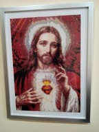 Serce Jezusa -Haft Diamentowy