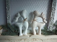 RENIFER RENIFEREK ŁOŚ DUŻY Z MATERIAŁU DEKORACJA