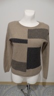 SWETER damski 100% kaszmir kaszmirowy S