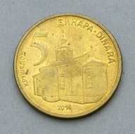 SERBIA 5 DINARÓW 2016 (2)