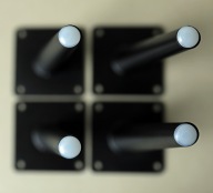 Metalowe nóżki meblowe 4 szt., nowe