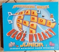 Ułóż wyrazy junior planszowa gra edukacyjna