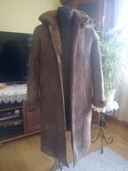 Kożuch damski - nowy - naturalny - M/L