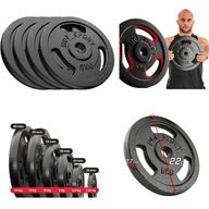 OBCIĄŻENIA ŻELIWNE TALERZEDO SZTANGI NA GRYF HOP-SPORT ZESTAW 4X5 KG