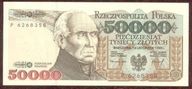 50 000 zł. 1993 r. ser. P UNC b. rzadka seria - PIĘKNY !!!