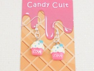 Candy Cult kolczyki CUPCAKES słodkie babeczki CC15