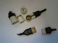 GNIAZDO KABLOWE GNIAZDKO NA KABEL Z PORCELANĄ OPRAWKA BEZPIECZNIKA ZESTAW