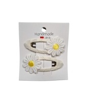 Spinki spineczki do włosów kwiatki 2 szt.