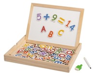 Drewniana tablica manipulacyjna playtive tablica magnetyczna kredowa