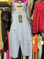 Spodnie ogrodniczki Fly Out Italy, r. Uni, jeans !!!