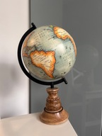 Globus dekoracyjny styl vintage retro