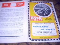 1974 Exeter Anglia - Polska - wypełniony I Div